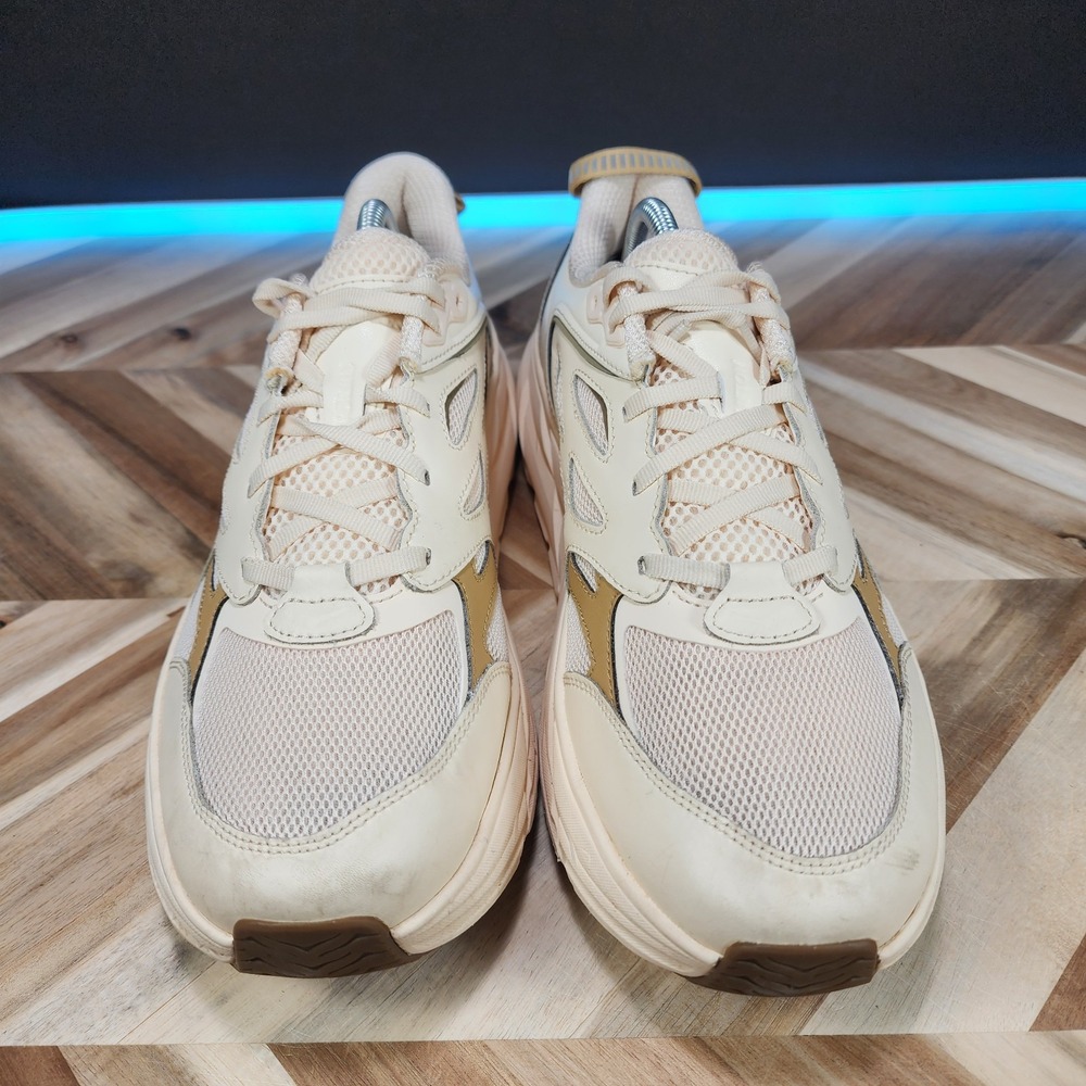 Hoka U Clifton L Athletics Vanilla Wheat Shoes 1160050 VLW Women US 11.5 M 10.5 - Picture 3 of 11